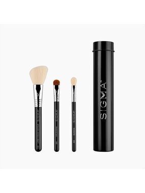 Sigma Beauty Essential Trio Brush Set - Black